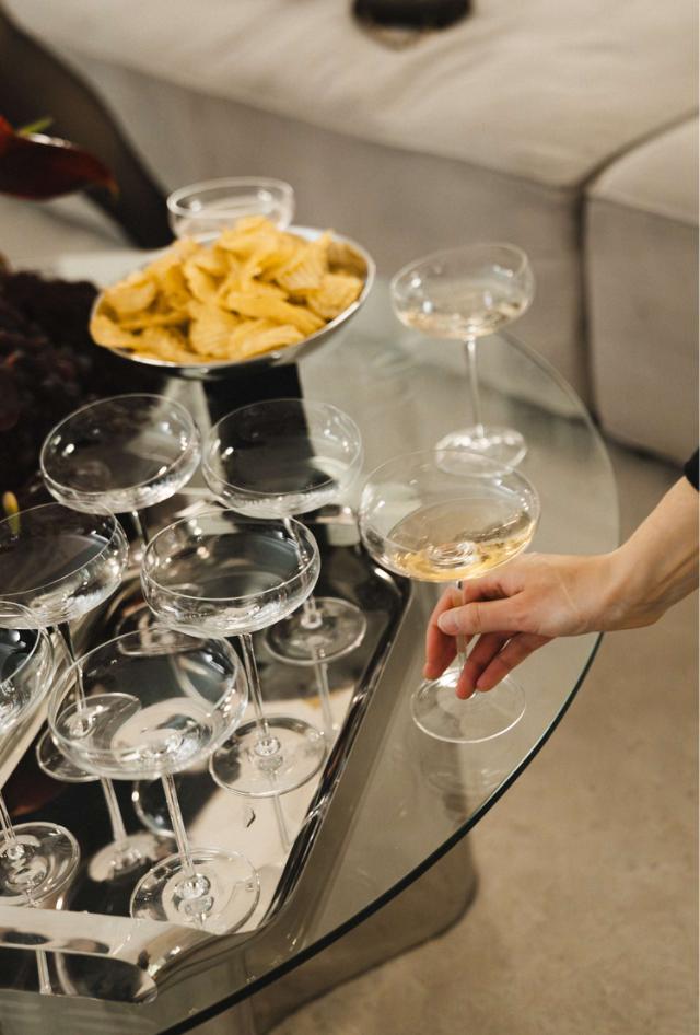 Champagne Coupe champagneglas - 20 cl - 1 stk.