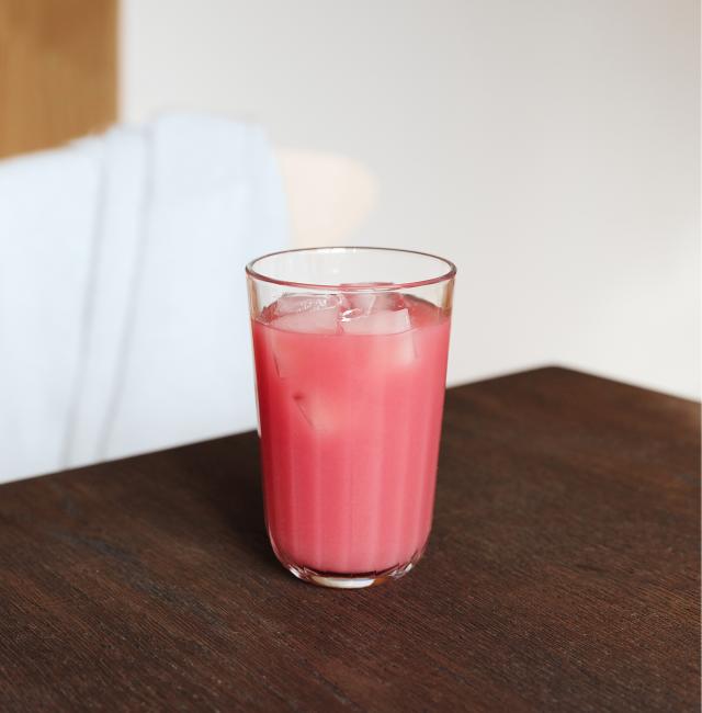 Glas med facetter - 4 stk - 43 cl