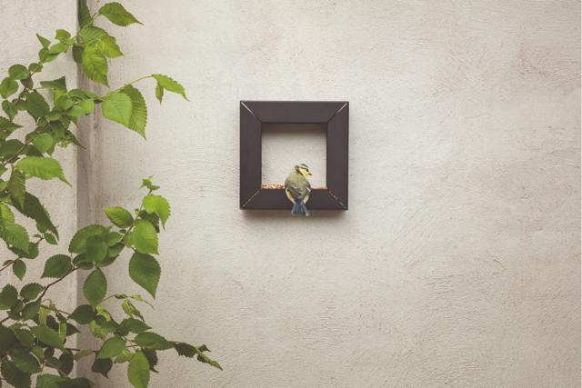 Frame foderdispenser