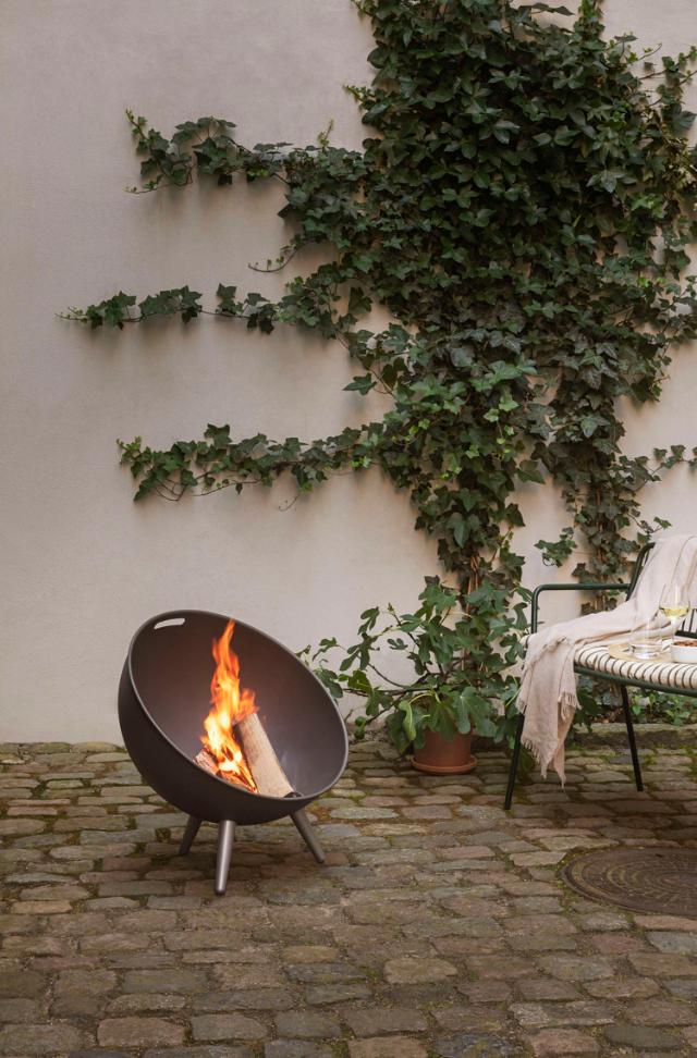FireGlobe ildsted - 64 cm - Sort
