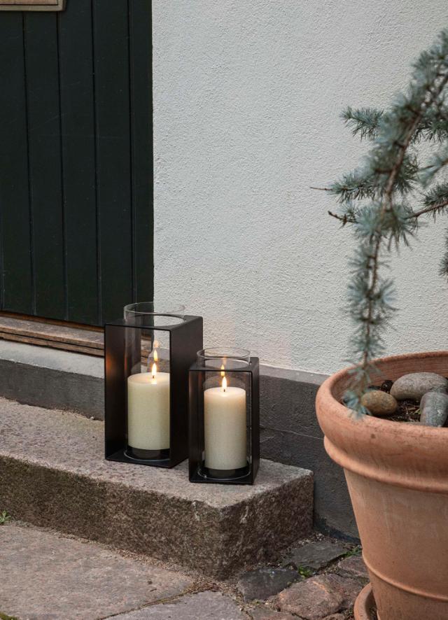 Glow Lykt 30 cm Black