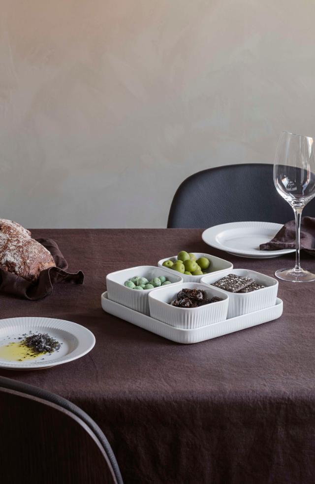 Tapassæt 4 skåle+fad Nova