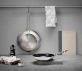 Stainless steel gryte/stekpannaset - 3 deler