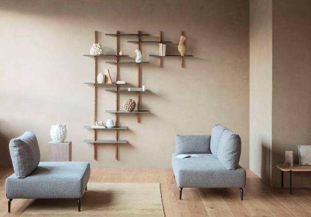 Smile shelving system