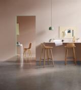 Eva Solo Abalone barstool - Oiled oak w. cognac leather - 75 cm
