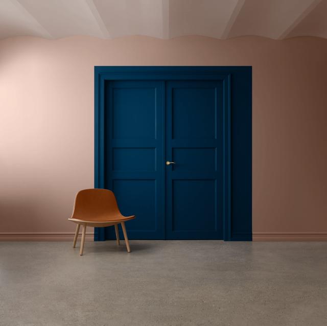Fauteuil Yuuga - Chêne huilé et cuir cognac
