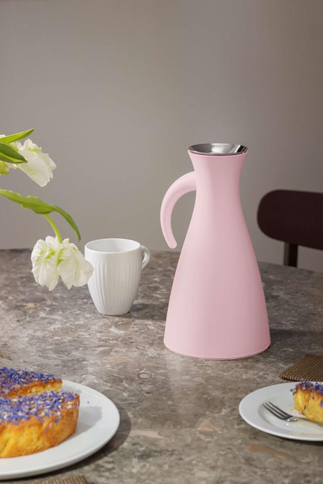 Vaccum jug - 1 liter - Rose quartz