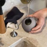 Soap dispenser - Silicone - Elephant grey