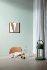 Glass carafe - 1 liter - with wooden stopper