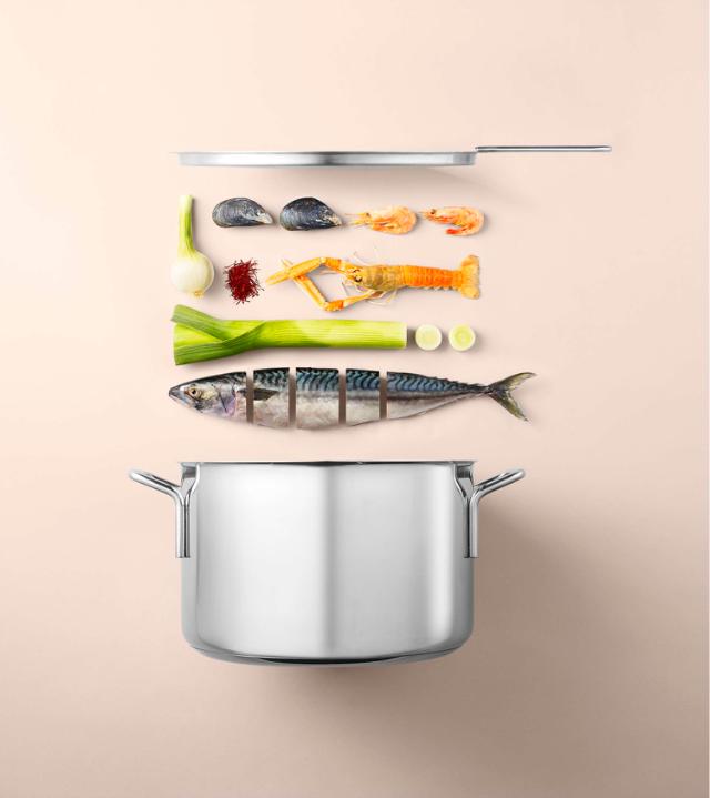 Cookware set - Three pcs. - Stainless steel