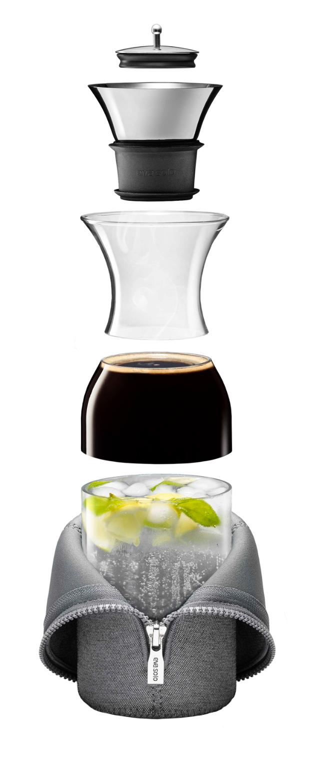 Kühlschrankkaraffe 1,0l 3D orange