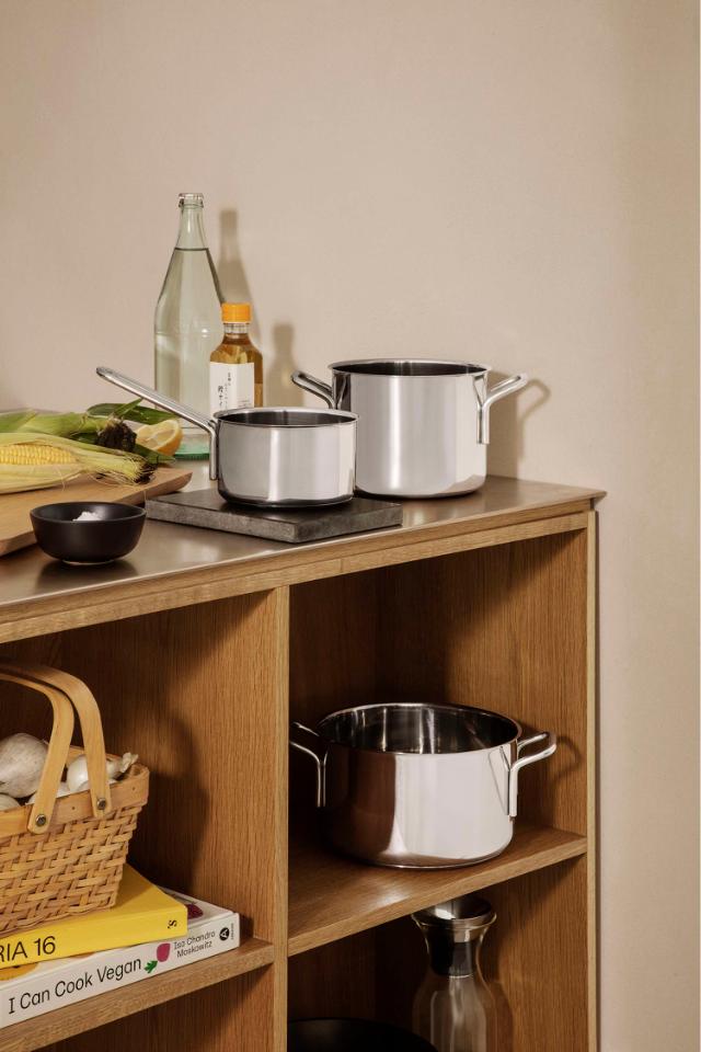 Cookware set - Three pcs. - Stainless steel