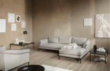 Savoye lounge table - 50x120 cm - 35 cm - Black stained oak