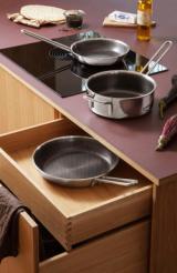 Multi Mosaic høypolert stekepanne sett - 24 cm + 28 cm - keramiske Slip-Let®-belegg