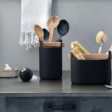 Seifenspender - Silikon - Schwarz