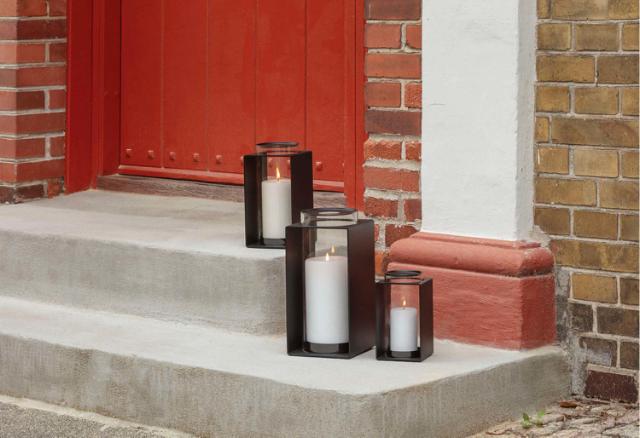 Glow Lykt 30 cm Black