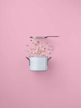 White line pot - 4.8 l - ceramic Slip-Let® non-stick