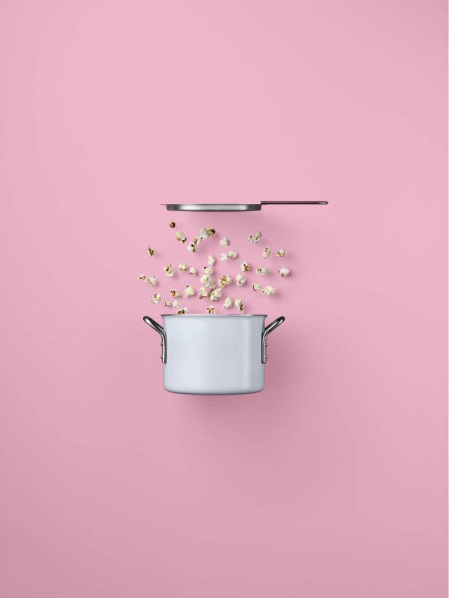 White line pot - 4.8 l - ceramic Slip-Let® non-stick