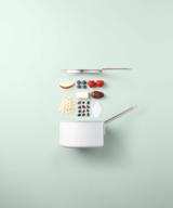 White line cookware set - 3 pcs. - ceramic Slip-Let® non-stick