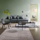 Eva Solo Abalone Lounge chair - Smoaked oak w. black leather