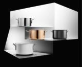 White line cookware set - 3 pcs. - ceramic Slip-Let® non-stick