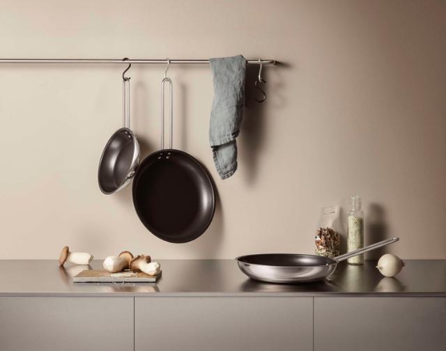 Stainless steel frying pan - 28 cm - Slip-Let®️ non-stick