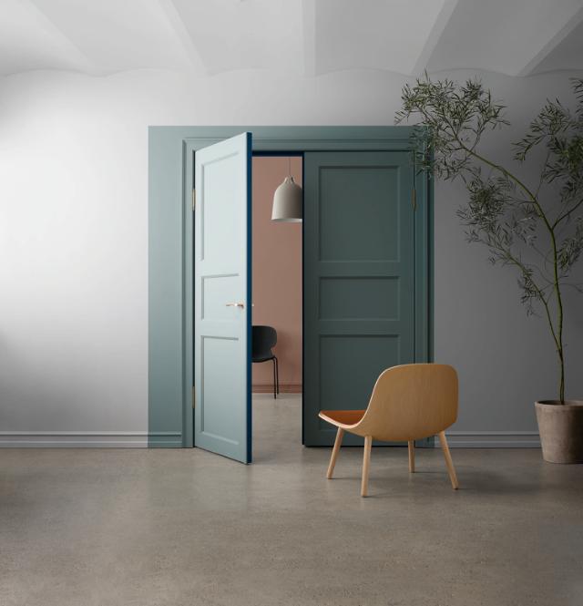 Fauteuil Yuuga - Chêne huilé et cuir cognac