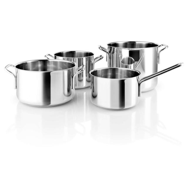 Stainless Steel Grytesett 4 st. 1,8 l 2,2 l 3,6 l 4,8 l