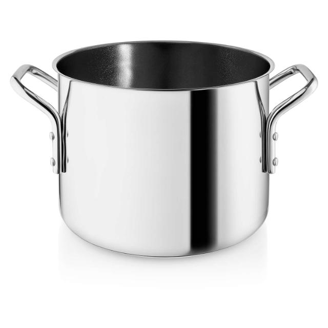 Stainless steel pot - 2.2 l - ceramic Slip-Let®️ non-stick