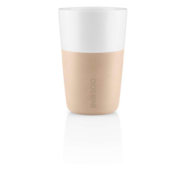Cafe Latte-krus - 2 stk - Soft beige