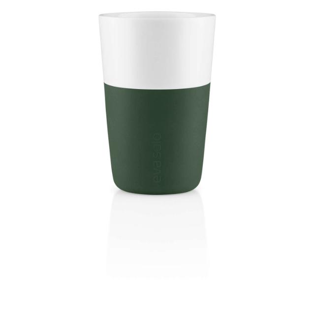 Cafe Latte-krus - 2 stk. - Emerald green