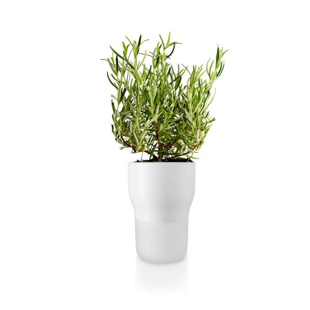 Flowerpot - Ø11 cm. - self-watering - White