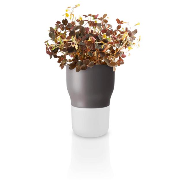 Flowerpot - Ø9 cm. - self-watering - Nordic grey