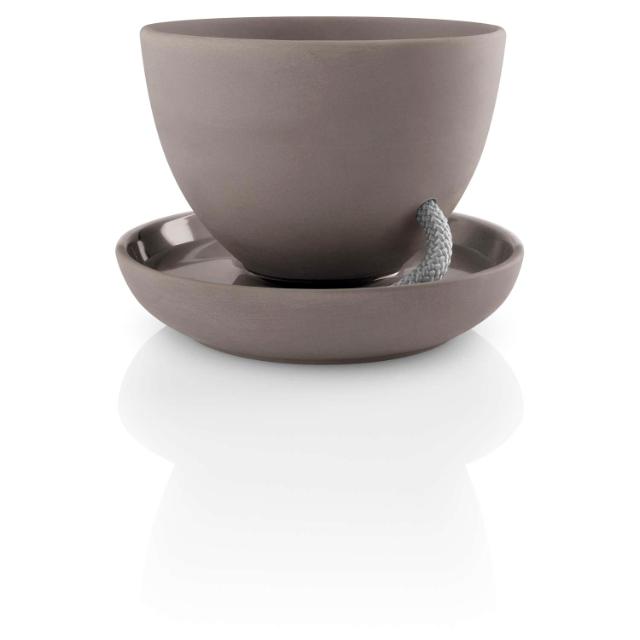 Self-watering flowerpot Ø13 Anthracite