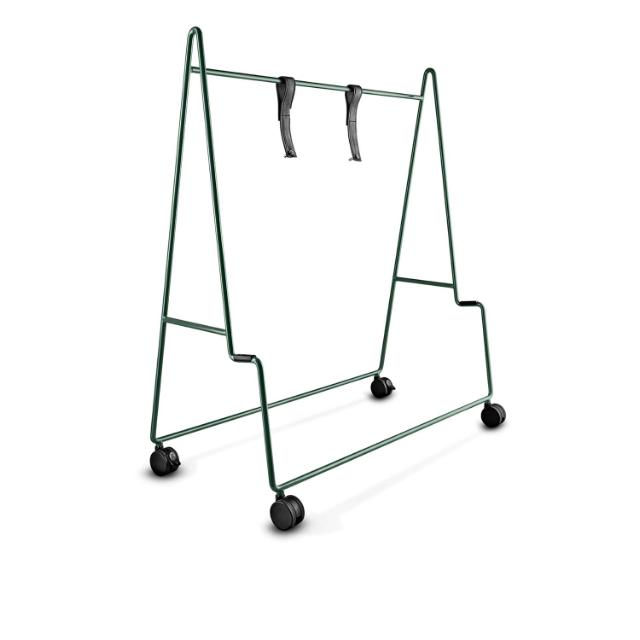Carry TV stand on castors - Cedar green