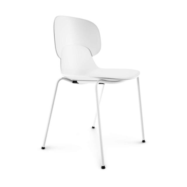 Combo dining chair - White
