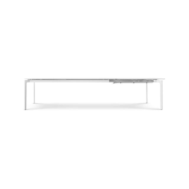 More dining table - white/white - 100x200/320 cm