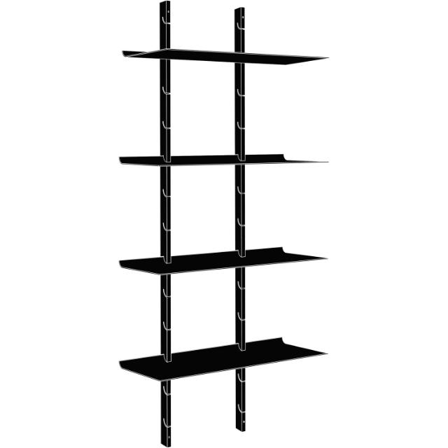 Support latéral Smile - 170 cm - Smoked Oak