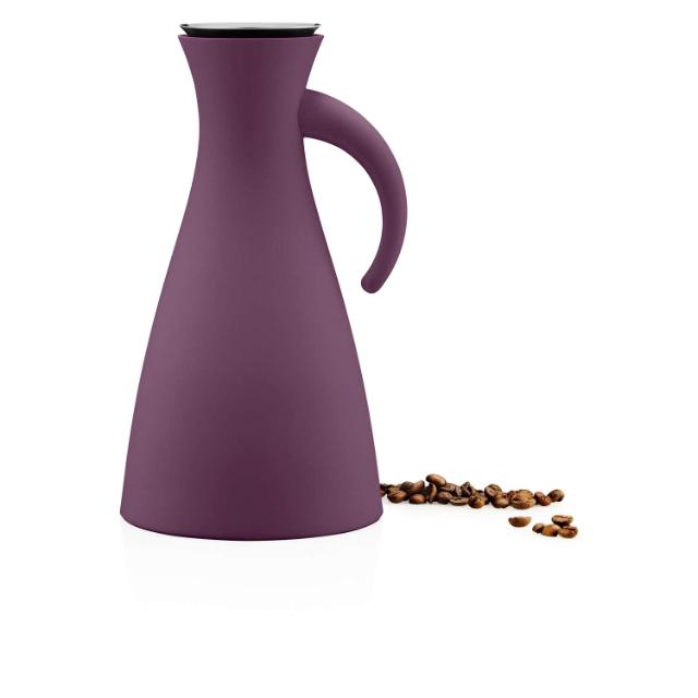 Isolierkanne - 1 Liter - Aubergine