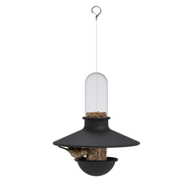 De luxe birdfeeder - black