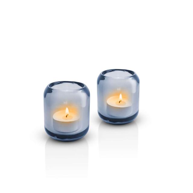 Acorn tealight holder - 2 pcs - Sea
