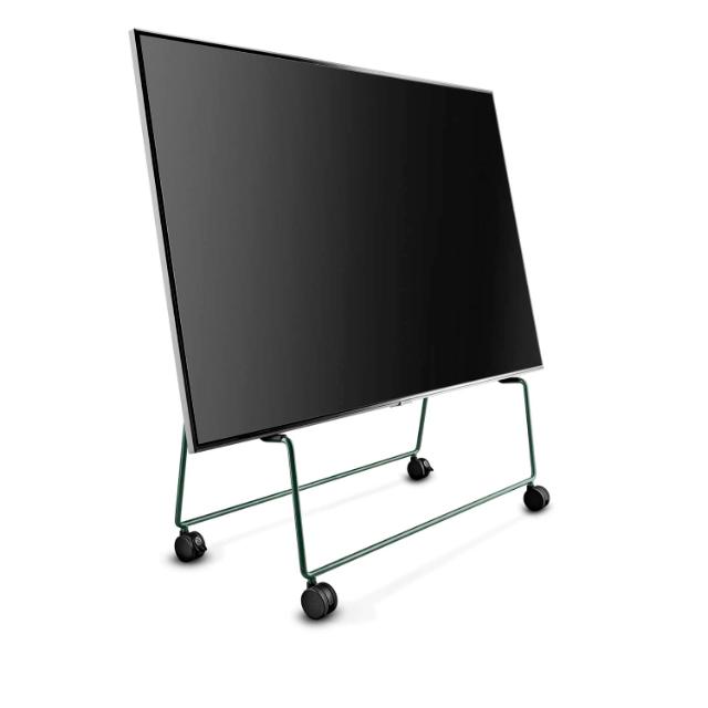 Carry TV stand on castors - Cedar green