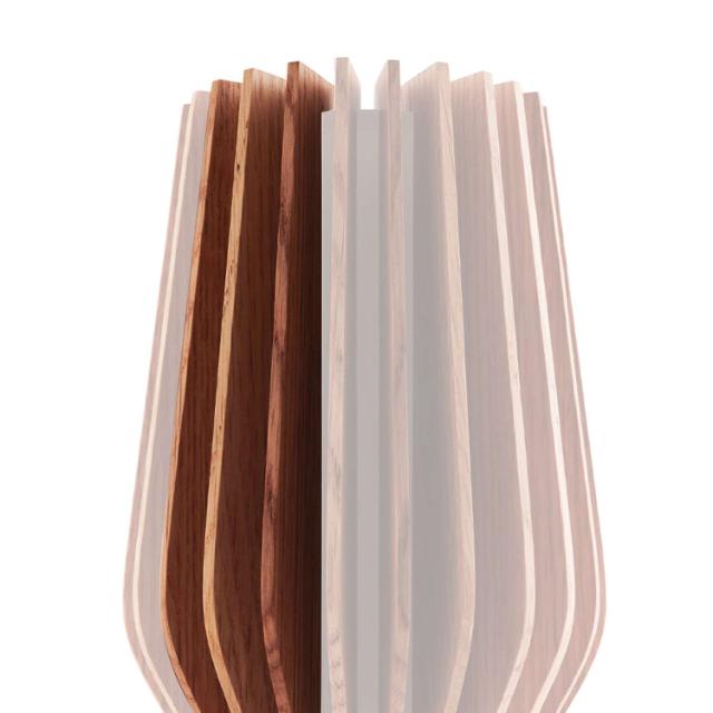 3 lamellas for Radiant lamp, oak