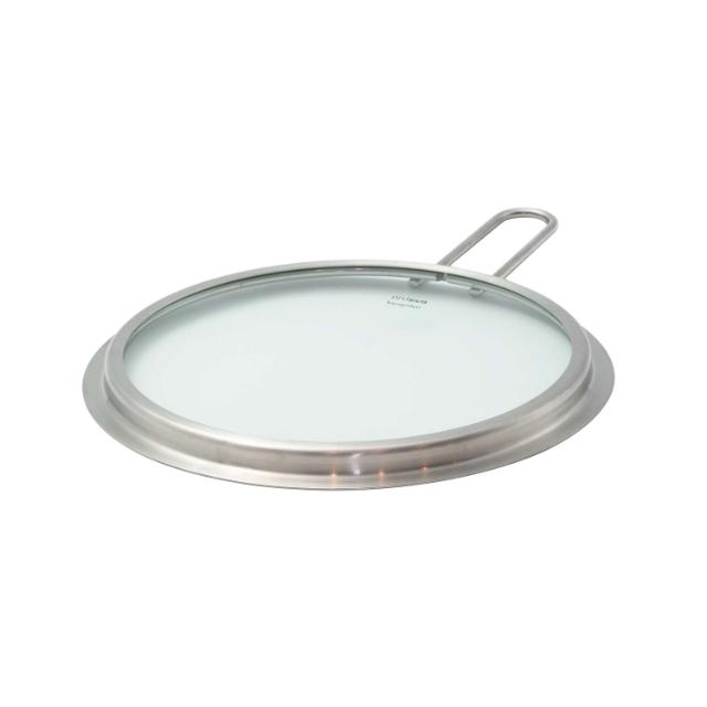 Lid - 20 cm - Stainless steel/glass