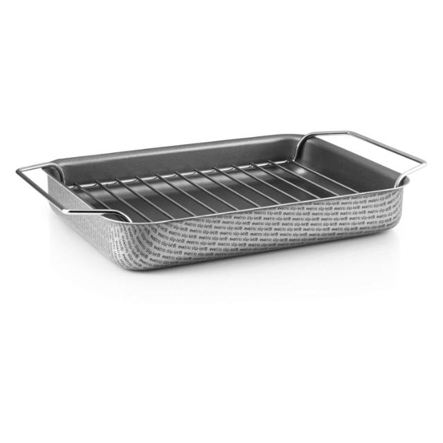 Roasting pan w. rack - 26x19 cm - Slip-Let®