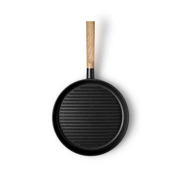 Nordic kitchen poêle à frire grill - 28 cm - Slip-Let®️ antiadhésif
