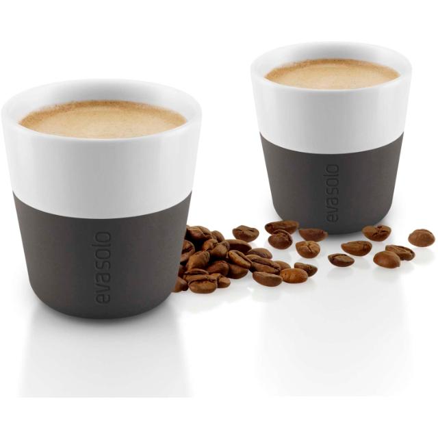 Espresso-krus - 2 stk - Carbon black