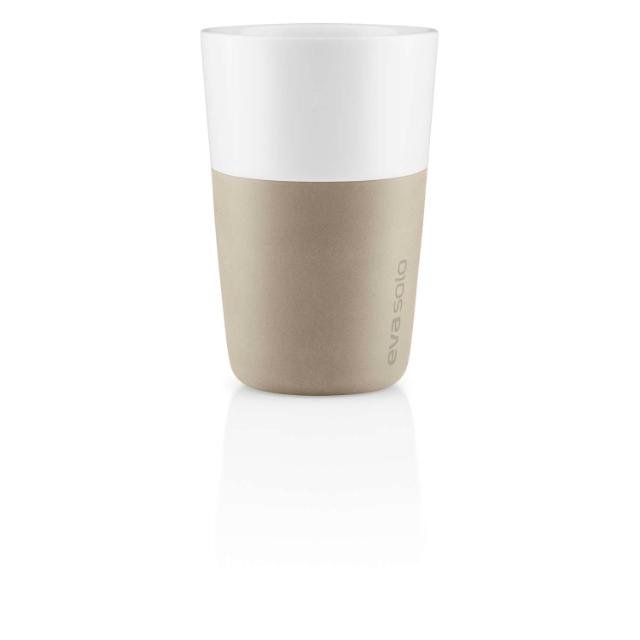 Cafe Latte-mugg - 2 stk - Pearl beige