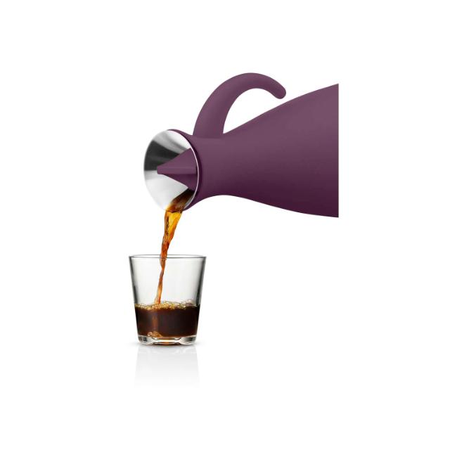 Isolierkanne - 1 Liter - Aubergine