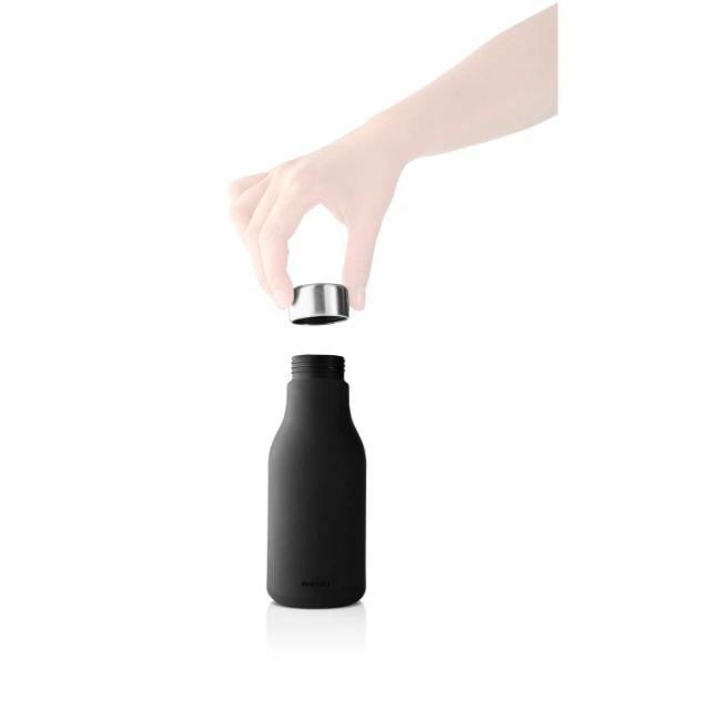 Squeeze soap dispenser - black